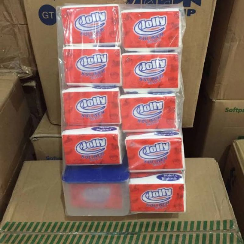 TISSUE JOLLY POP UP (1 SLOP)/TISU JOLLY POP UP/JOLLY POP UP/JOLLY KULINER