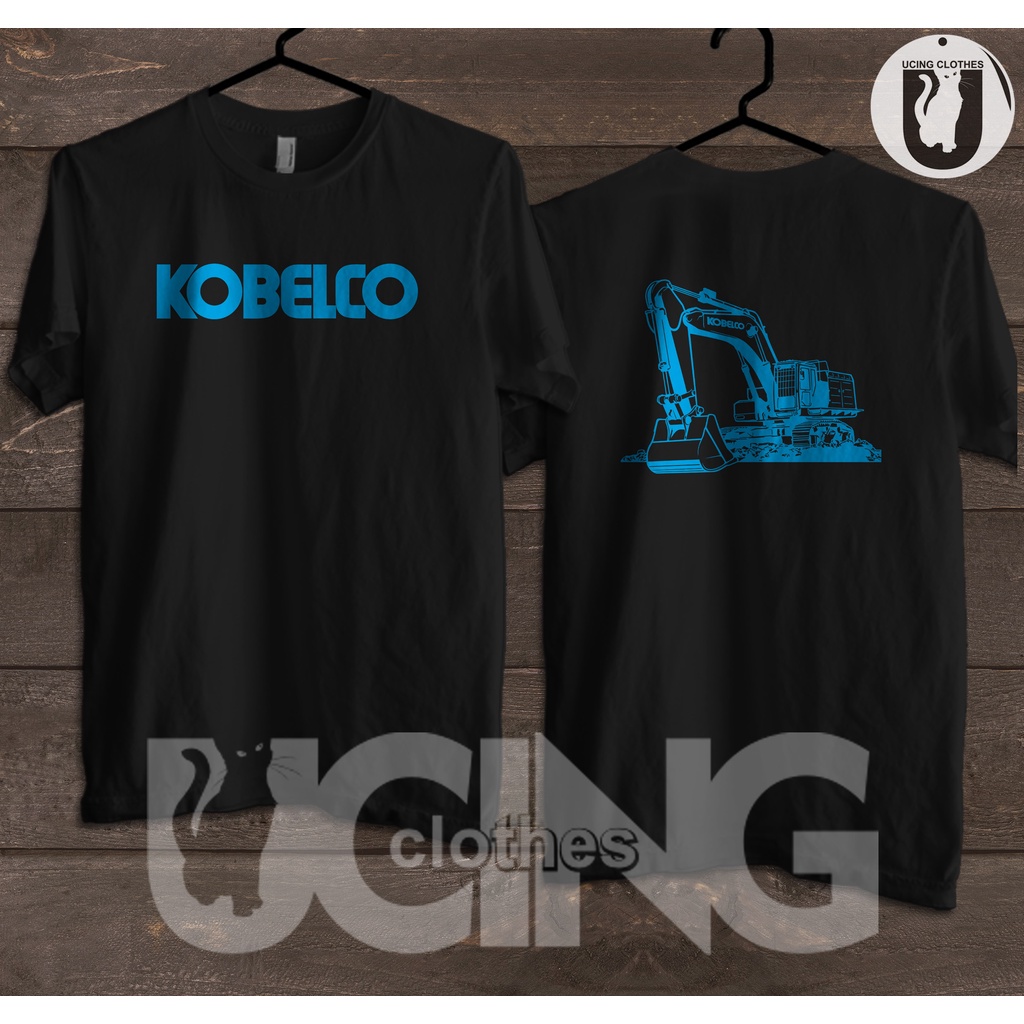 Kaos Baju Alat Berat Excavator Kobelco Vector Kaos Distro