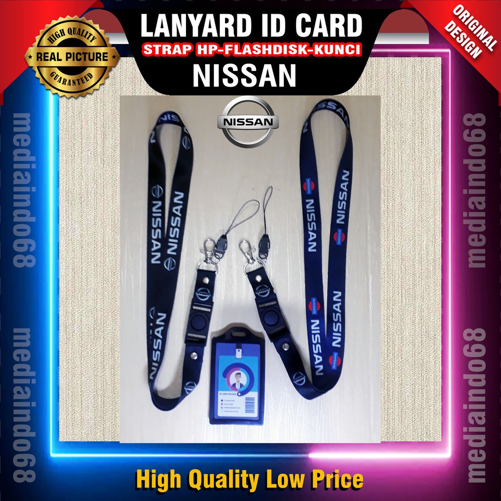 

NISSAN Services Lanyard, Strap ID, HP/Flashdisk Printing Digital (Paket Lengkap Exclusive)