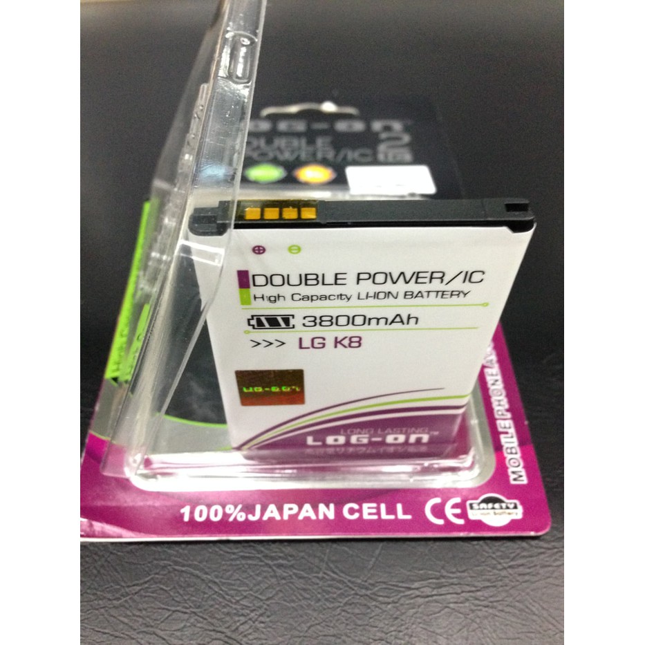 [termurah] Baterai LG K8 atau LG-K350K 3800Mah Double Power Log on