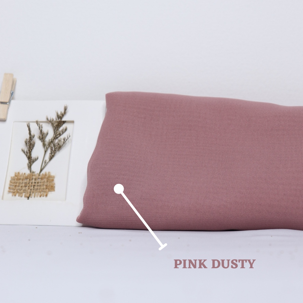 Kaladza Hijab - Segi Empat Instan Dahlia | Hijab Instan | Jilbab Cantik | Segi Empat Praktis-Pink dusty instant