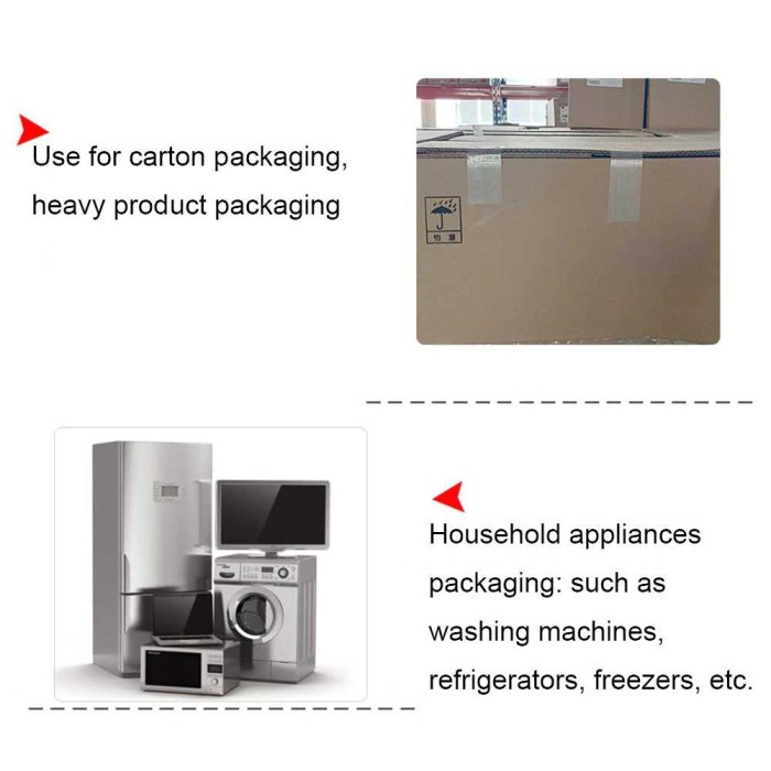 Lakban Serat Filament Serbaguna Perekat Serbaguna Elektronik Furniture Kasa Gipsum Plafon