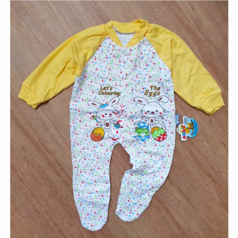 Jumper Panjang MG Miyo Newborn (0-5 Bulan) SNI - Print Anti Alergi, Baju Kodok JUMPER MG