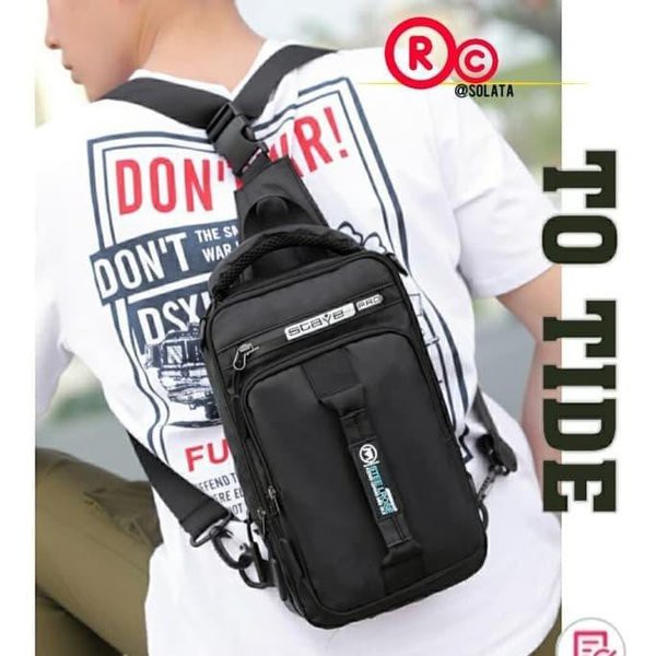 Tas Selempang Pria bisa Ransel sling bag slempang  waistbag element Multifungsi Serbaguna