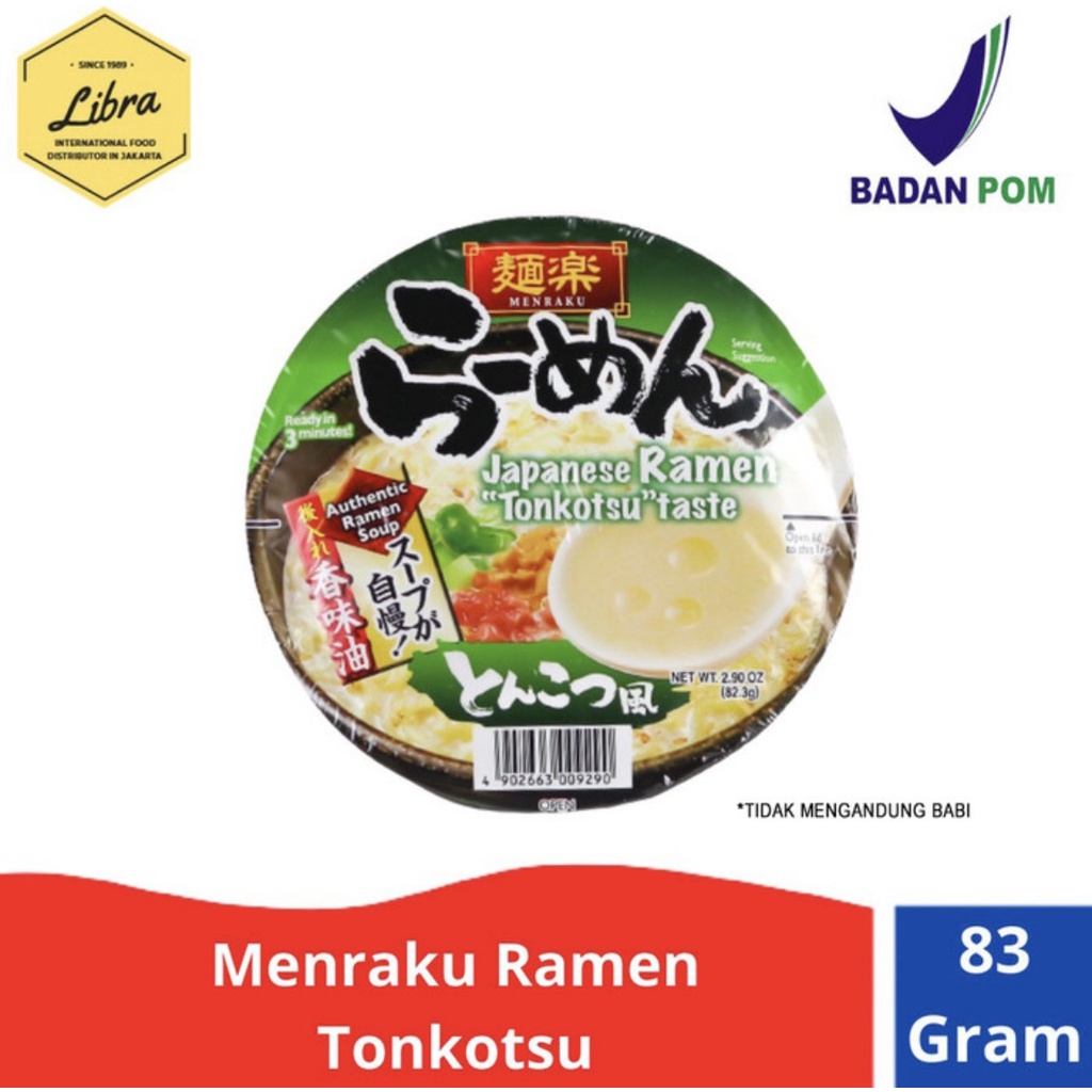 

Menraku Ramen Tonkotsu Cup