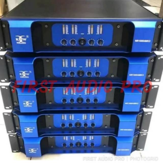 POWER AMPLIFIER 4 CHANNEL RDW NR-1004MK3 / NR 1004MK III / NR1004MK3 ORIGINAL