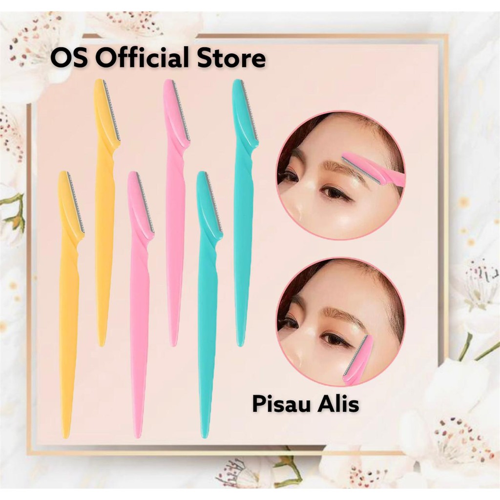 OS Pisau Alis Pisau Cukur Pisau Pencukur Alis Satuan Eyebrow Razor