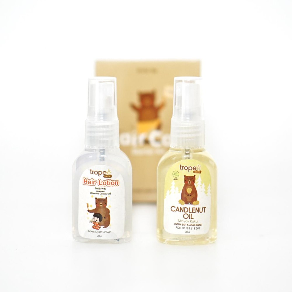 TROPEE BEBE HAIR CARE STARTER KIT - Minyak Kukui + Hair Lotion 30 ml