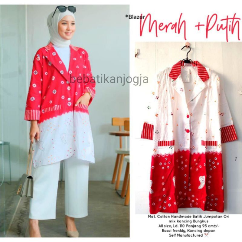 Bebatikan Jogja Atasan Wanita Batik Outer
