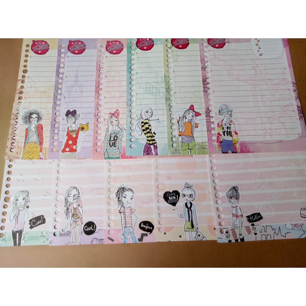 

WAJIB BACA DESKRIPSI PRODUK! HARVEST SATUAN (TERMURAH-MINIMAL ORDER 10 LEMBAR)Loose Leaf Harvest Langka Motif Miss Lucu/Murah A5 Random desain cutes