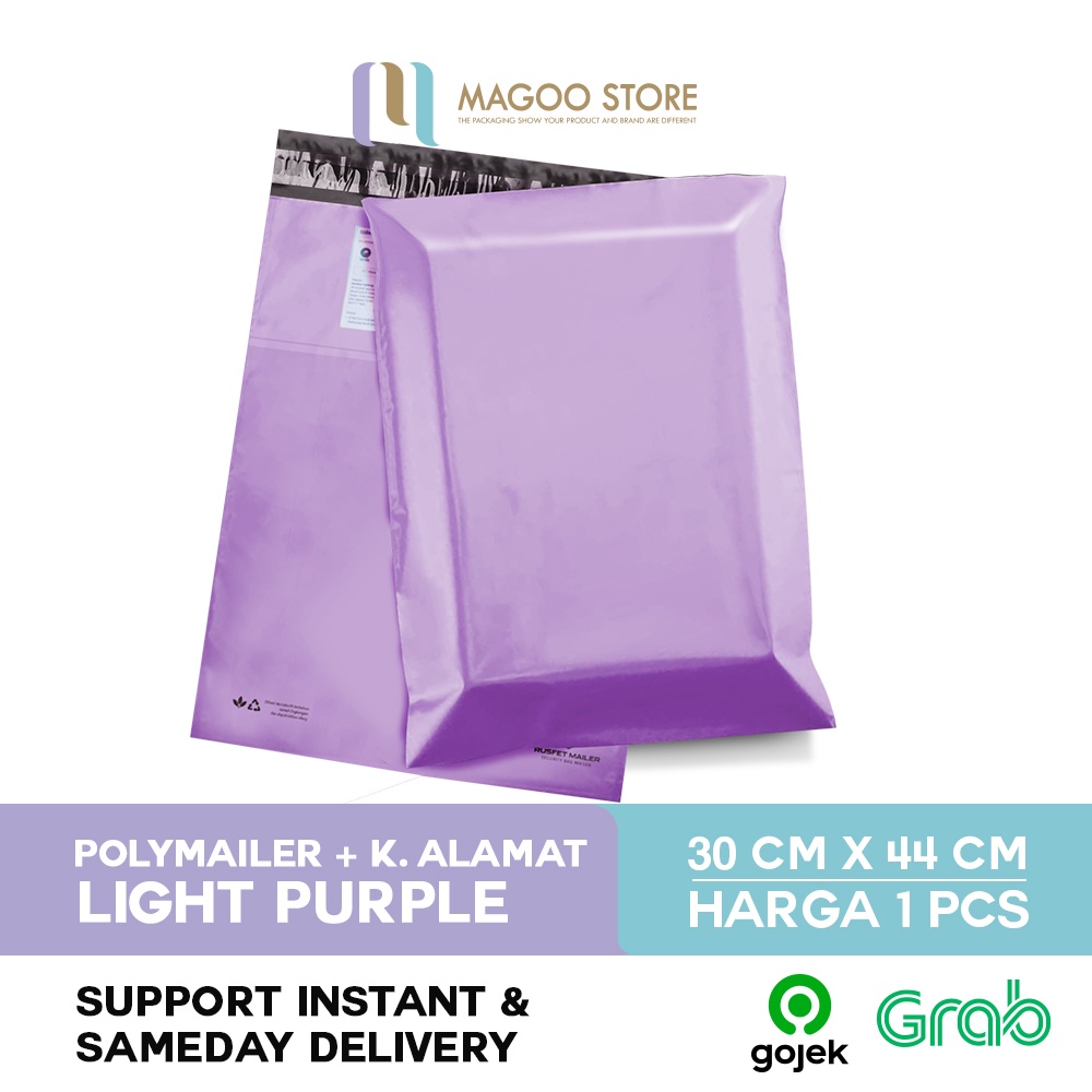 

Polymailer Amplop Packing Premium|Light Purple 30x40|Amplop Satuan