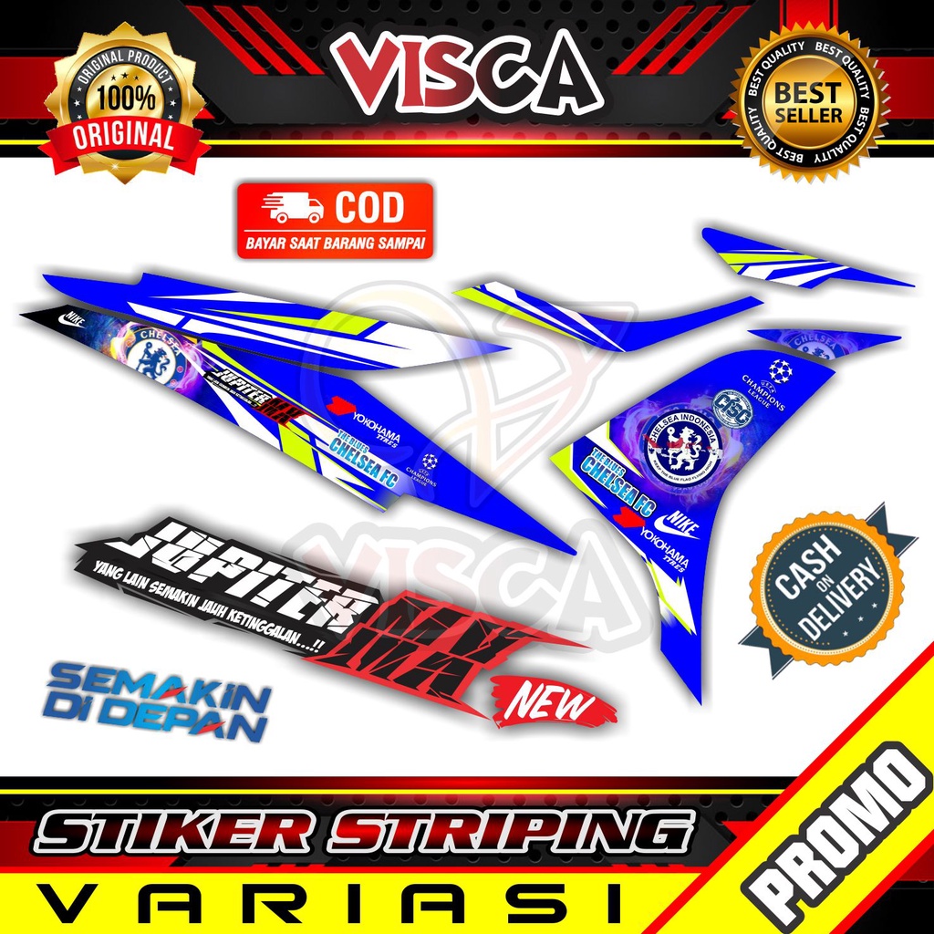 Striping Jupiter MX New 135  - Stiker Sticker Striping Variasi Lis Yamaha Jupiter MX New 135 - Strip