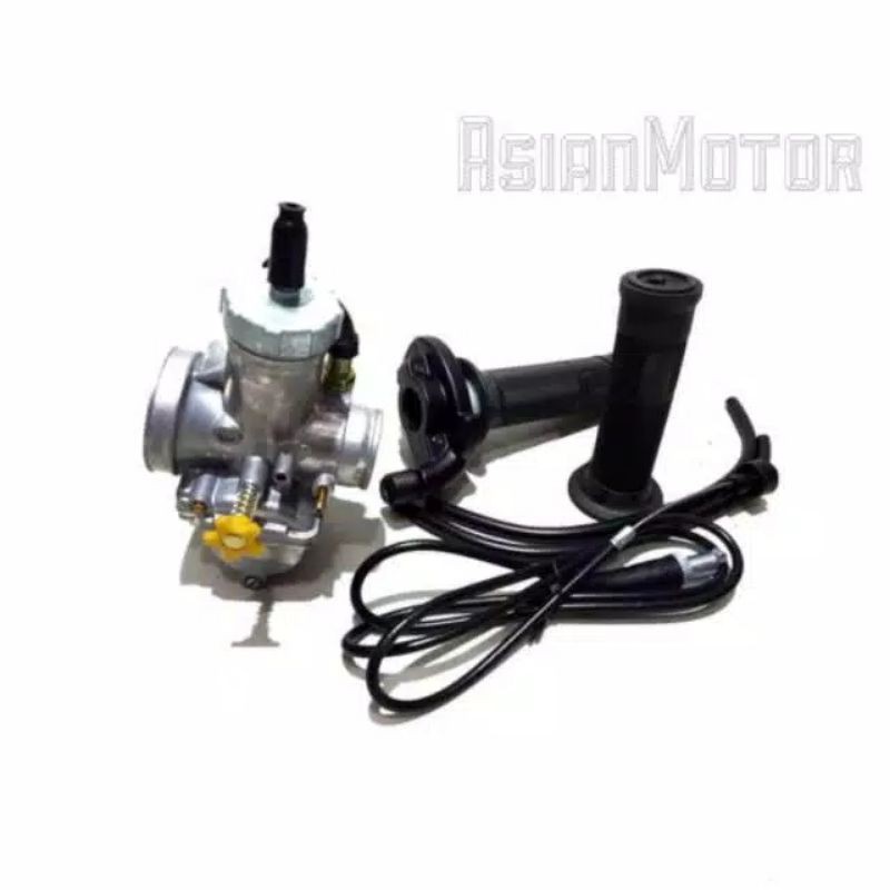 Paket Karburator PE 28 NSR Keihin + Gas Spontan Polos Racing