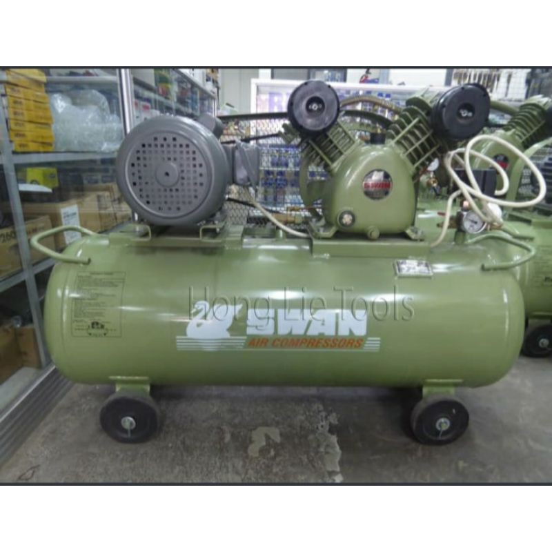 Swan Compressor Kompresor 1 HP / PK + Motor Taiwan 1Phase 220V