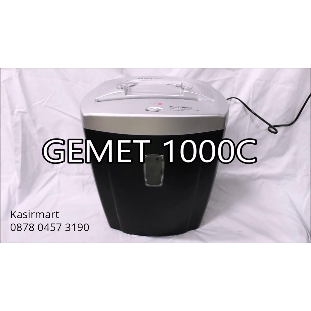 Mesin Penghancur Kertas Paper Shredder GEMET 1000C