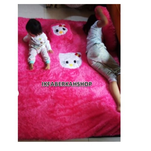 Surpet Kasur Bulu Tebal Karakter  Karpet Bulu Murah Surpet Karakter Murah Ukuran 140X180X5 CM