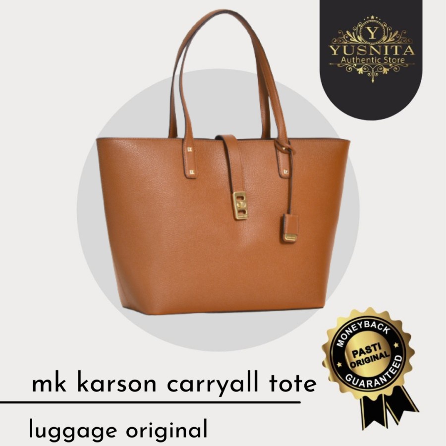 tas wanita michael kors mk karson carryall tote luggage original