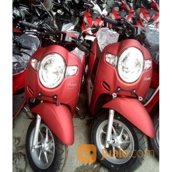 spakbor depan scoopy esp new k93 2017 2018 merah doff