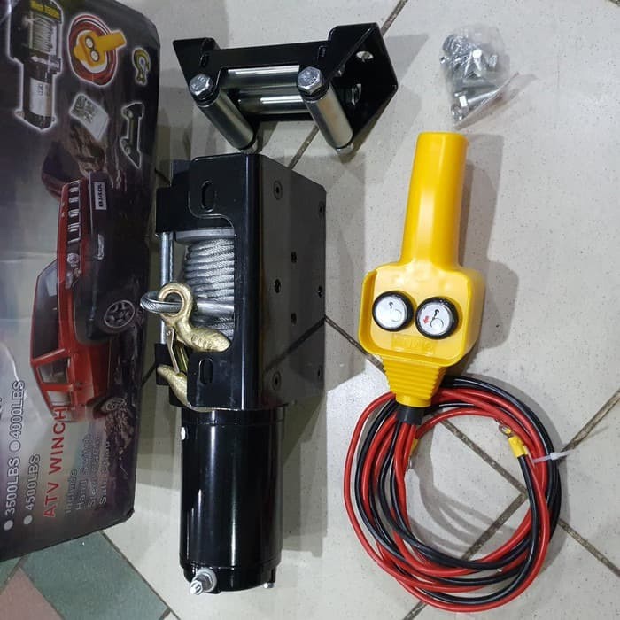 WINCH ATV HOIST 3500 LBS ELECTRIC WINCH 1700 KG