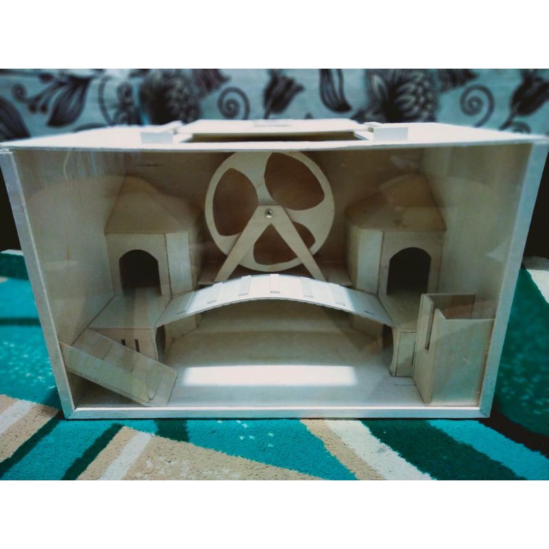 Kandang Hamster 1set Akrilik-6