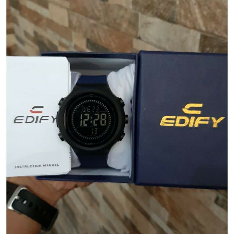 Jam Tangan Edify Untuk Berenang Stylish Sport Jam Tangan Pria Terlaris Jam Tangan Anti Air Bisa COD