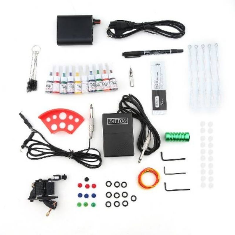 alat mesin tatto  tatto elektrik sepaket full set