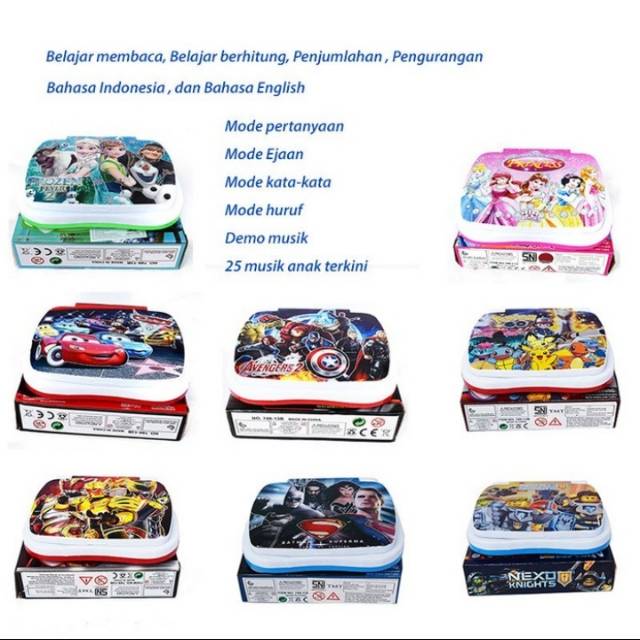 MAINAN ANAK LAPTOP MINI 4 BAHASA MAINAN EDUKASI ALAT BANTU BELAJAR LAPTOP 4 BAHASA BANJARMASIN