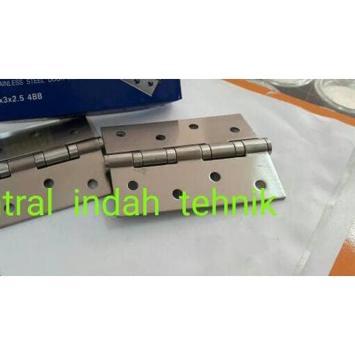 ♩ ENGSEL PINTU KODAI 4" 4 INCH STAINLESS STEEL ➽