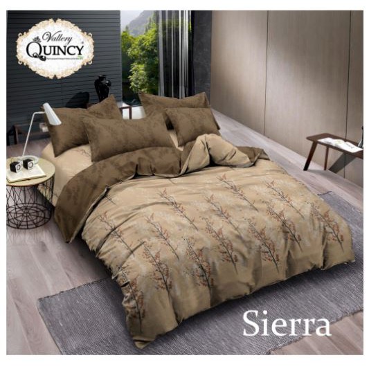 Sprei Vallery Quincy Motif Sierra - Sprei King T.30 Vallery Jacguard motif Sierra