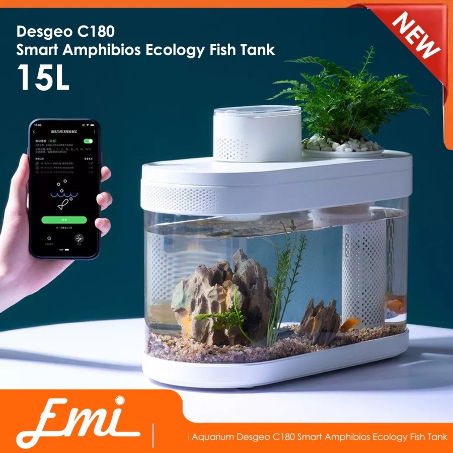 Aquarium Desgeo C180 Smart Amphibios 15 L Ecology Fish Tank