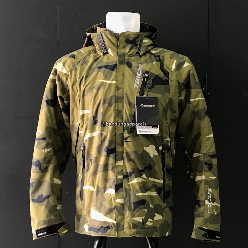 Jaket Motor Protector RS Taichi WR Parka RSJ 321 Digital Camo Jacket Touring Riding Original