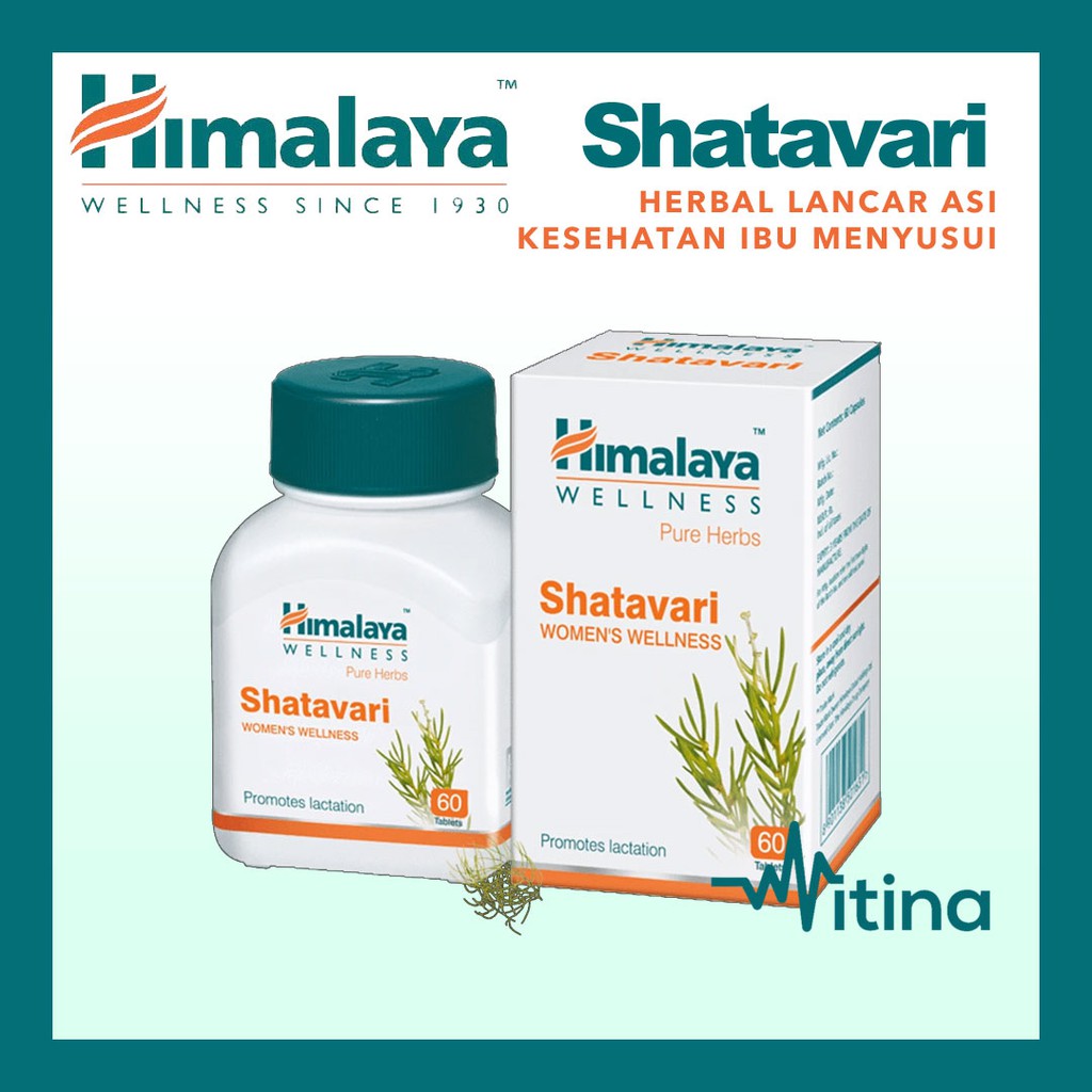 Himalaya Shatavari Herbal Hormon Wanita Mens Asi Lancar Busui Sehat Reproduksi Promil Meremajakan Shopee Indonesia