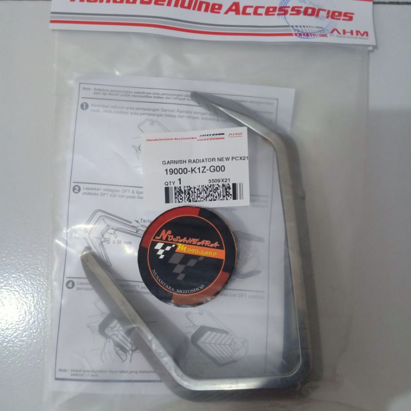 Garnish Radiator Honda PCX 160
