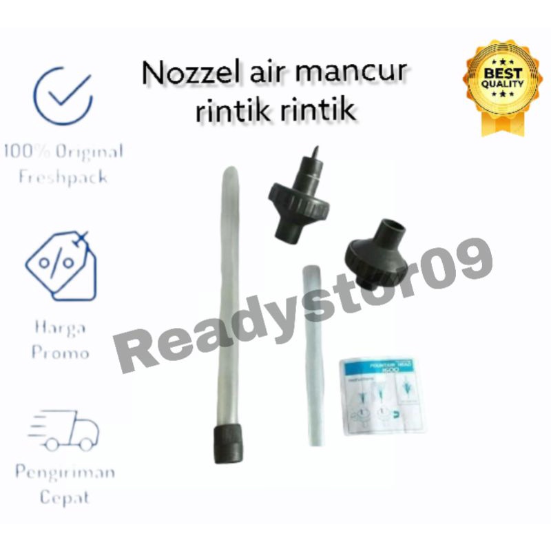 SHOWER FOUNTAIN Nozzle Pipa Air Mancur kolam Aquarium