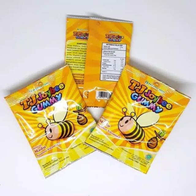 TJ Joybee Gummy Sachet Tresno Joyo  21 Gram