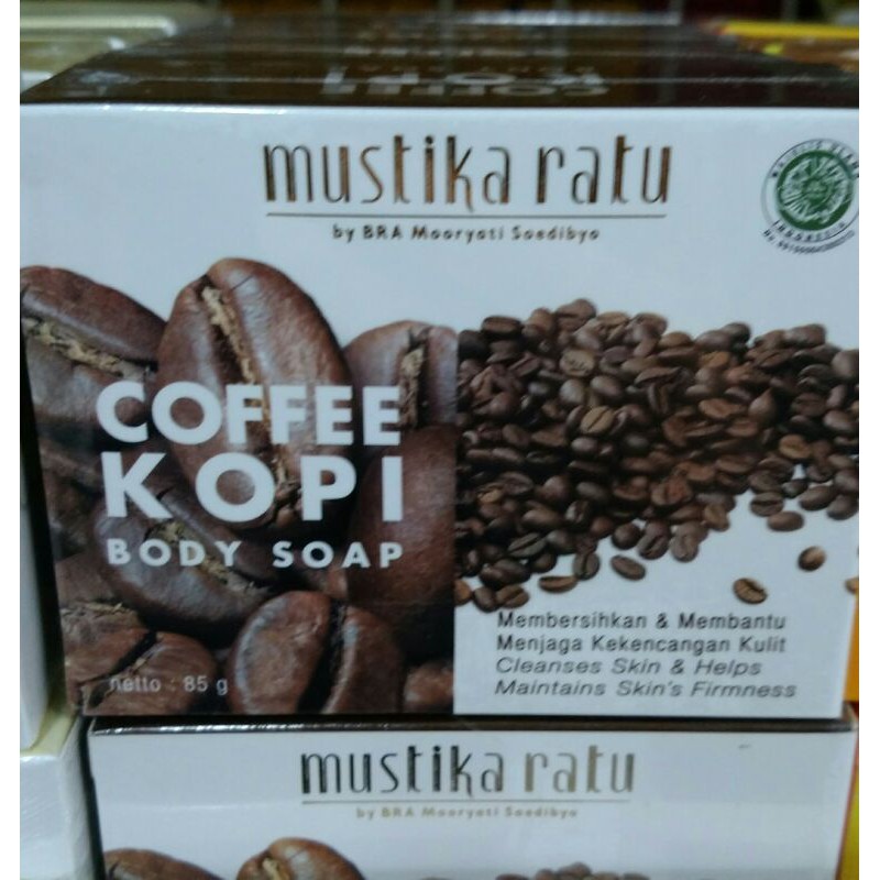 MUSTIKA RATU COFFEE BODY SOAP 85 GRAM / SABUN KOPI MUSTIKA RATU / SABUN KOPI / MUSTIKA RATU / SABUN 