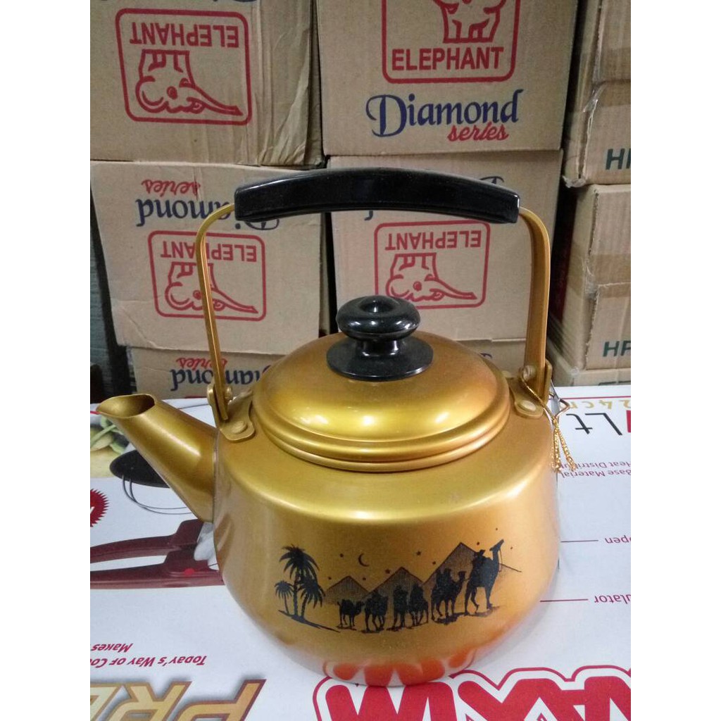 TEKO KUNINGAN ANTIK TEBAL 2LITER