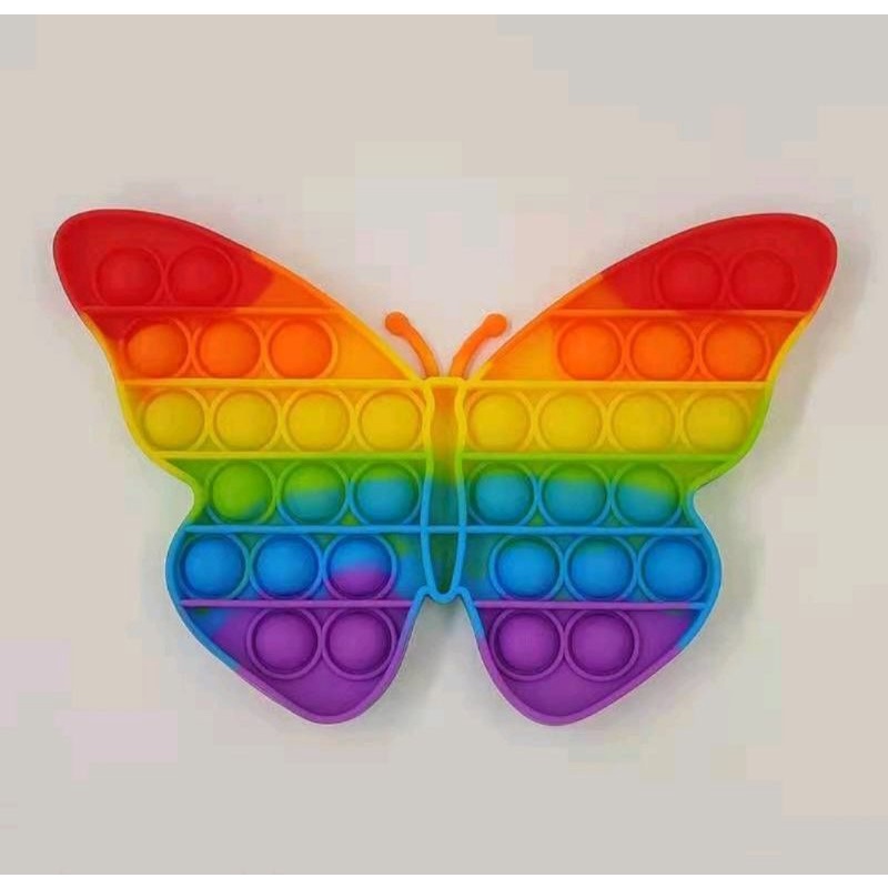 Pop it Rainbow viral /mainan ank-KUPU-KUPU