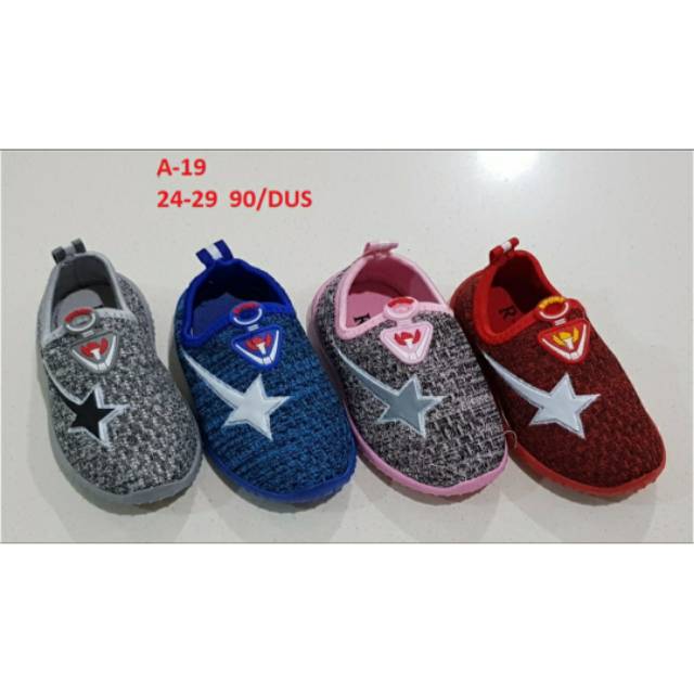 Sepatu Import anak A-19 Slip on