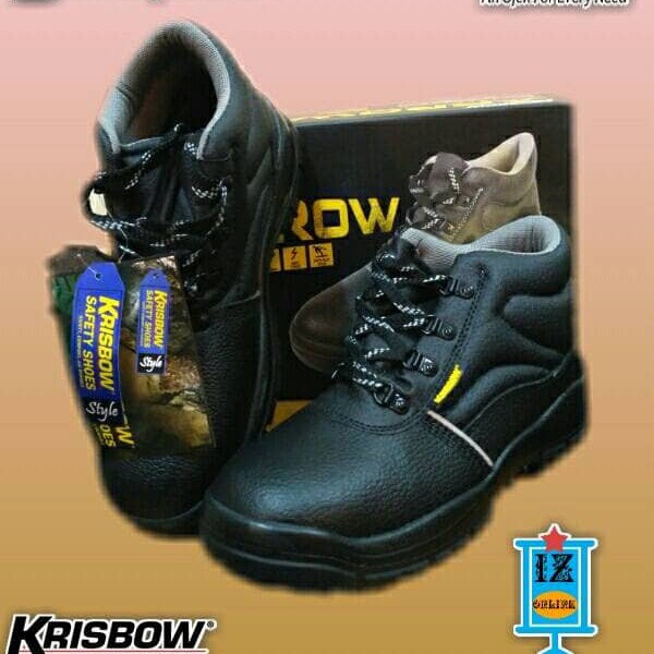 Zss047277 Sepatu Safety Krisbow Arrow 6 Inch - Hitam, 38 Xz3X0S20