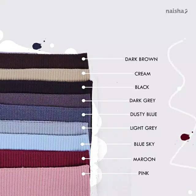 Ciput Premium (SALUR edition) Naisha / Bandana Rajut Polos