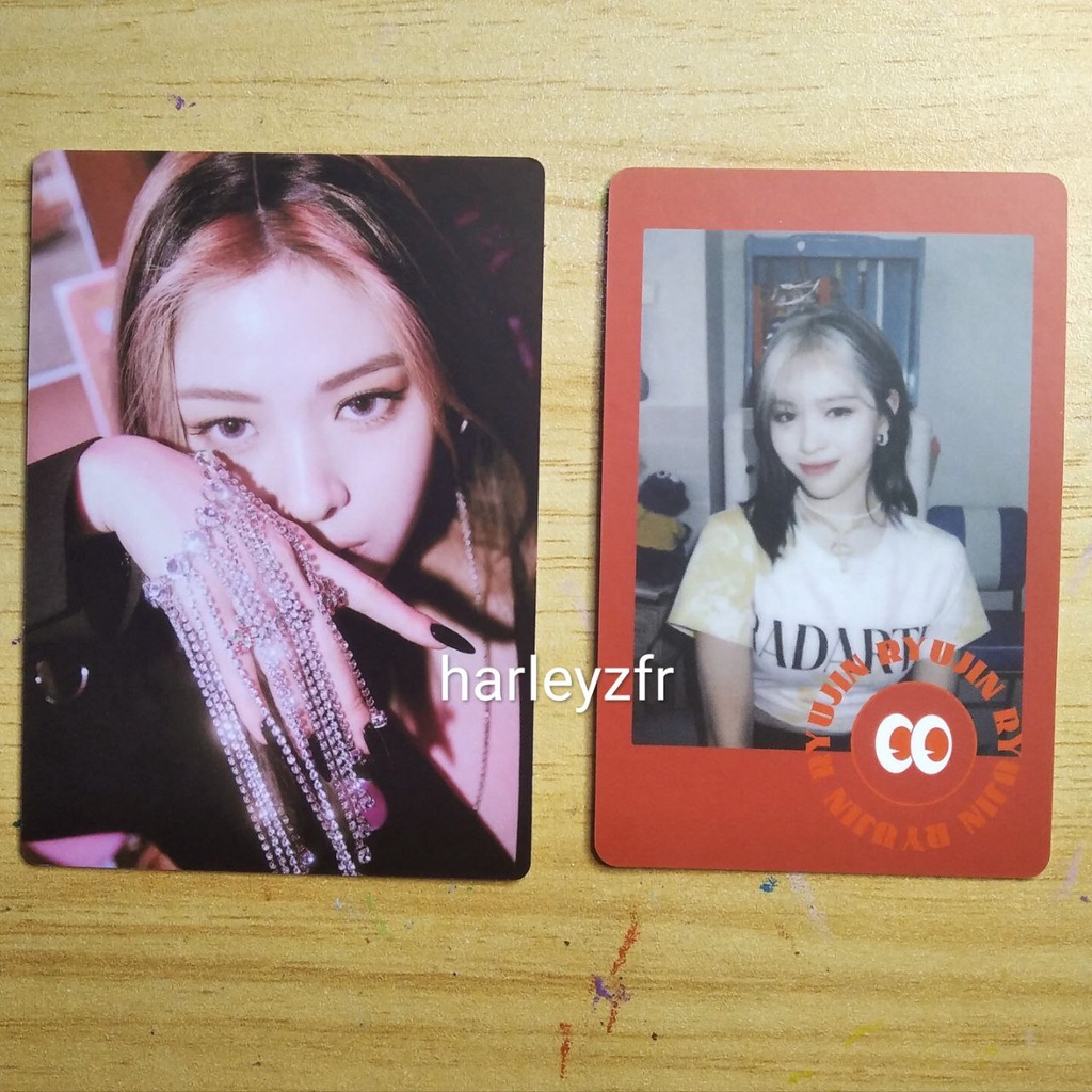 pc pola Benefit US CIL hello82 Ryujin photocard itzy Album  CIL Crazy In Love spc special photocard 