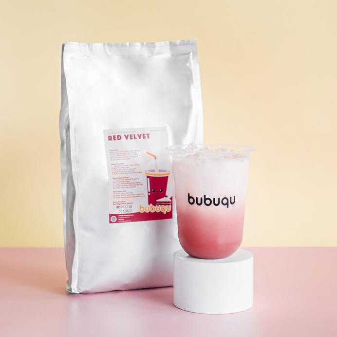 

BUBUK MINUMAN RED VELVET LATTE - BUBUQU POWDER DRINK