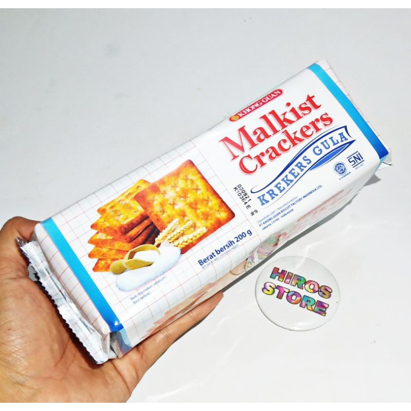 

Biskuit Khong Guan Malkist Crackers 200Gram Enak.