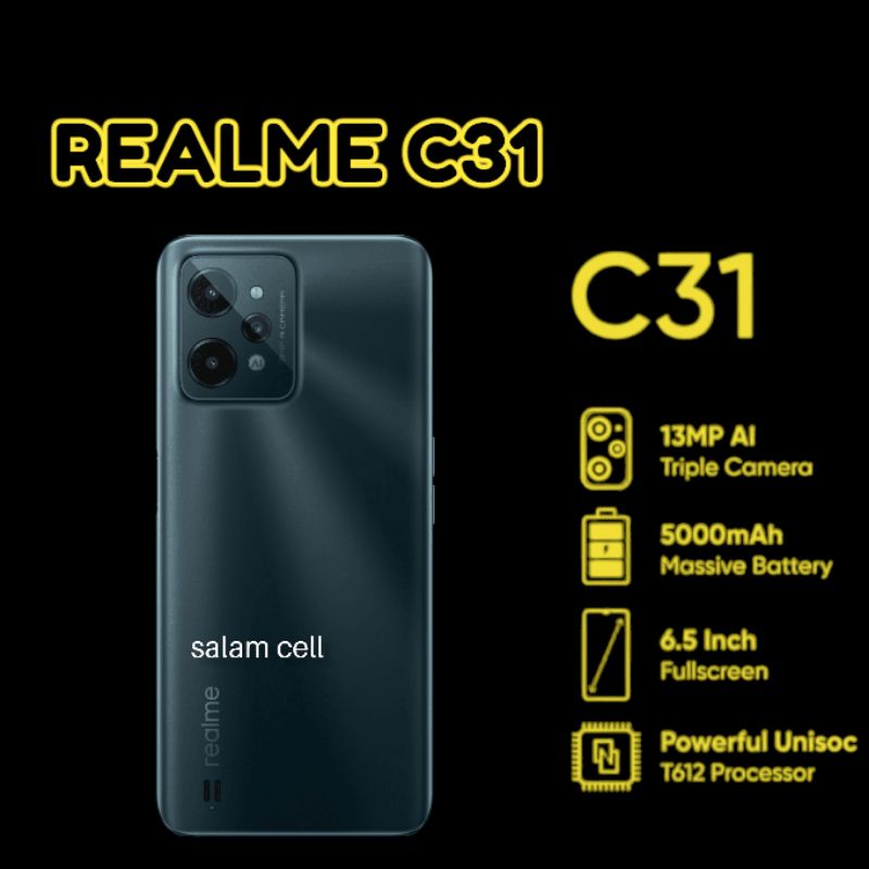 Realme C31 Ram 4/64 Original Garansi Resmi