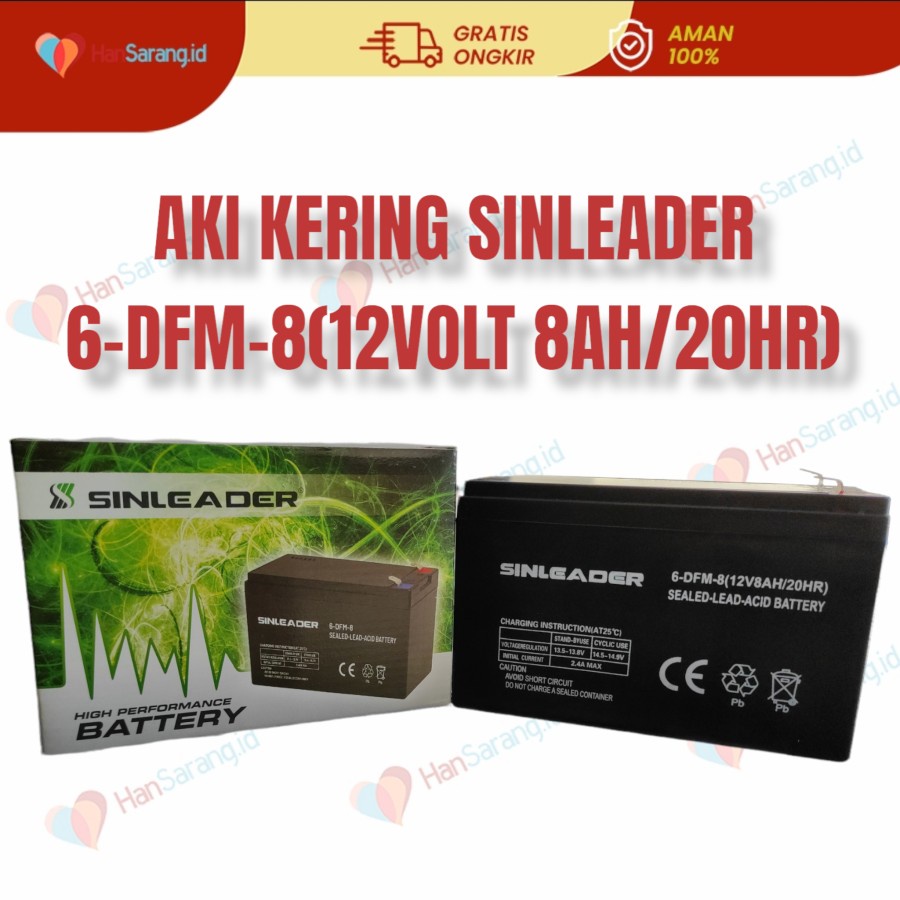 Aki Kering Mobil Mainan 12v 8Ah