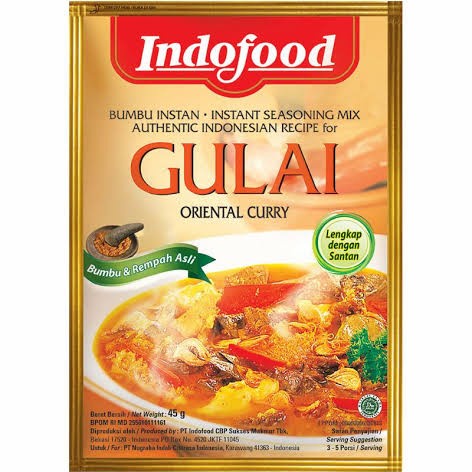 

indofood bumbu masak instan gulai 45gr