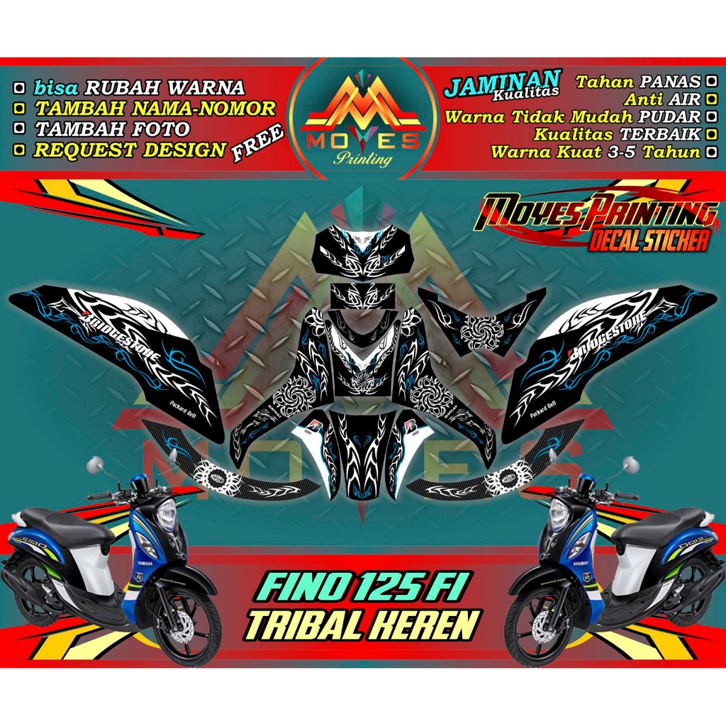 Stiker Motor Fino 125 Fi Stiker Fullbody Variasi Motor Fino 125 Fi