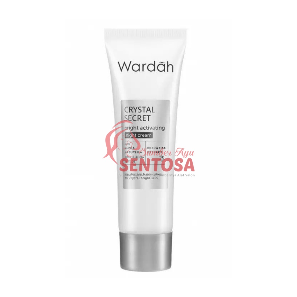 WARDAH CRYSTAL SECRET BRIGHT ACTIVATING NIGHT CREAM 15ML