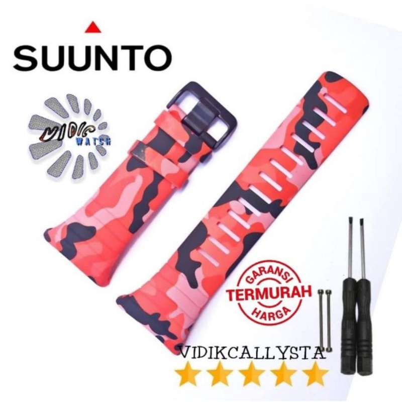 STRAP TALI JAM TANGAN SUUNTO CORE CAMO ARMY ORIGINAL OEM LIMITED EDITION